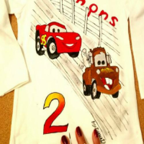 Μπλουζάκι γενεθλίων Cars-mcQeen