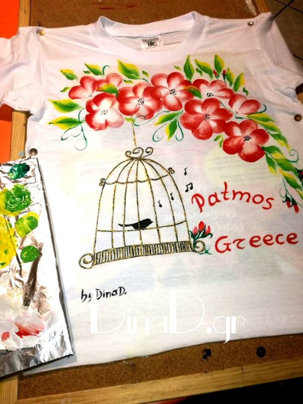 Μπλούζα παιδική ζωγραφισμένη,Ανοιξη