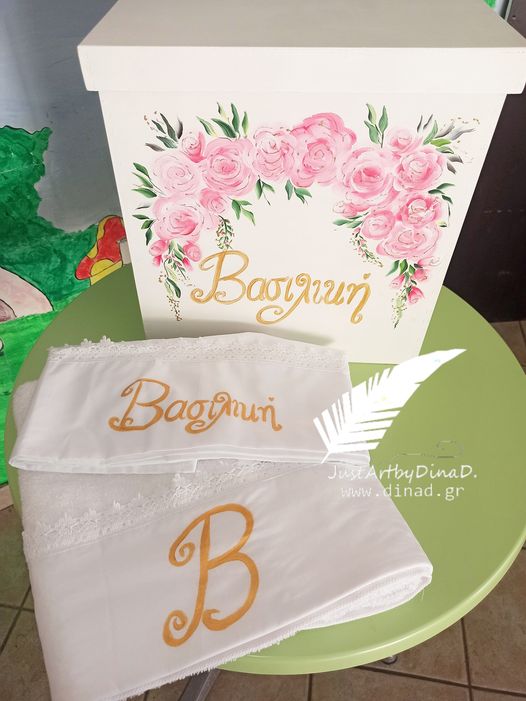 set ladopana vaftisis zografismena monogramma